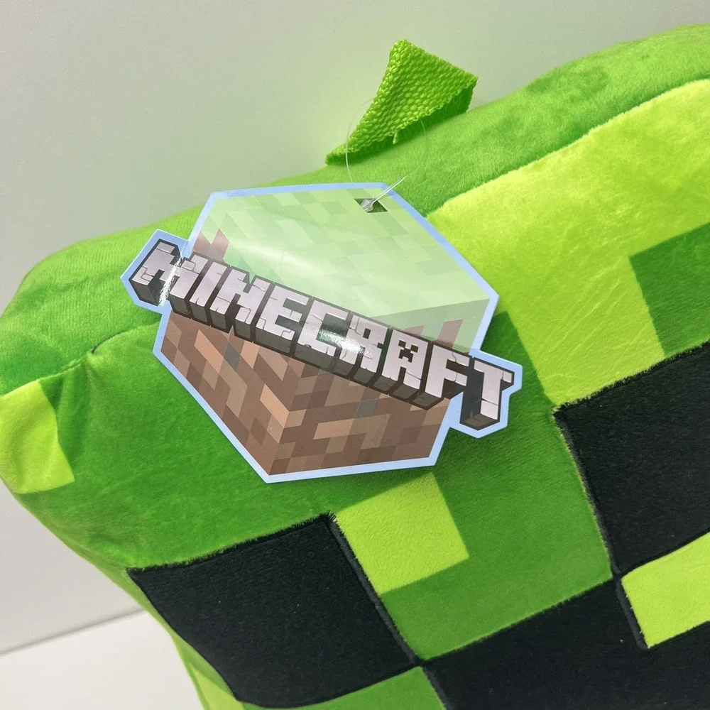 NWT Minecraft Creeper Plush Backpack Green & Black Mini Bag Kids Ages 3+‎